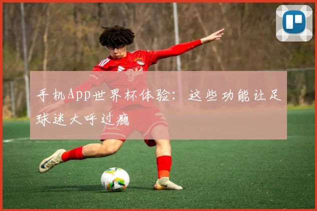手机App世界杯体验:这些功能让足球迷大呼过瘾